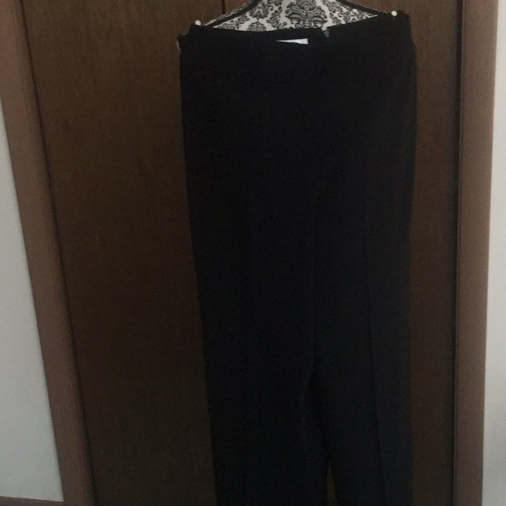 Talbots Black lined dress slacks.